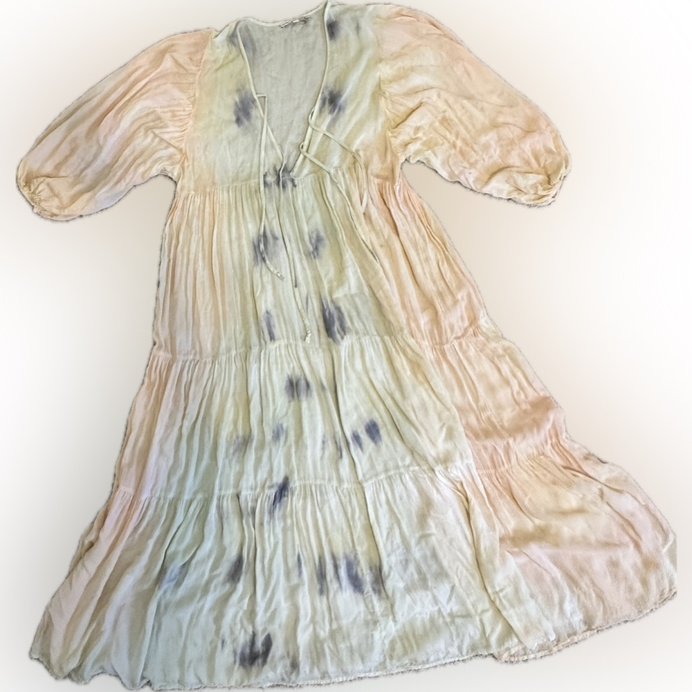 Tie Dye Rainbow Sherbet maxi dress